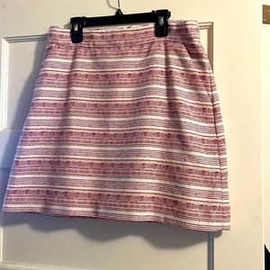 LOFT - Size: 6 - Mini Skirt - Color: Multi